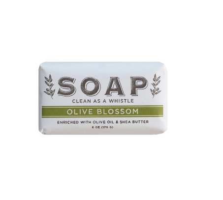 Olive Blossom Scented Olive Oil & Shea Butter Milled Bar Soap