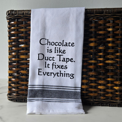 Funny Tea Towels -Black and White-- Assorted Saying