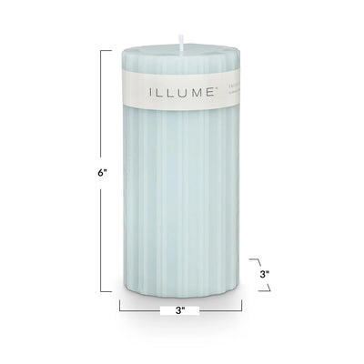 Fresh Sea Salt Medium Fragranced Pillar Candle