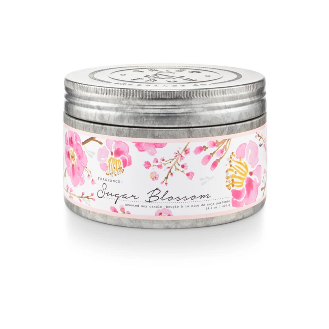 Tried & True Sugar Blossom Large Tin Candle