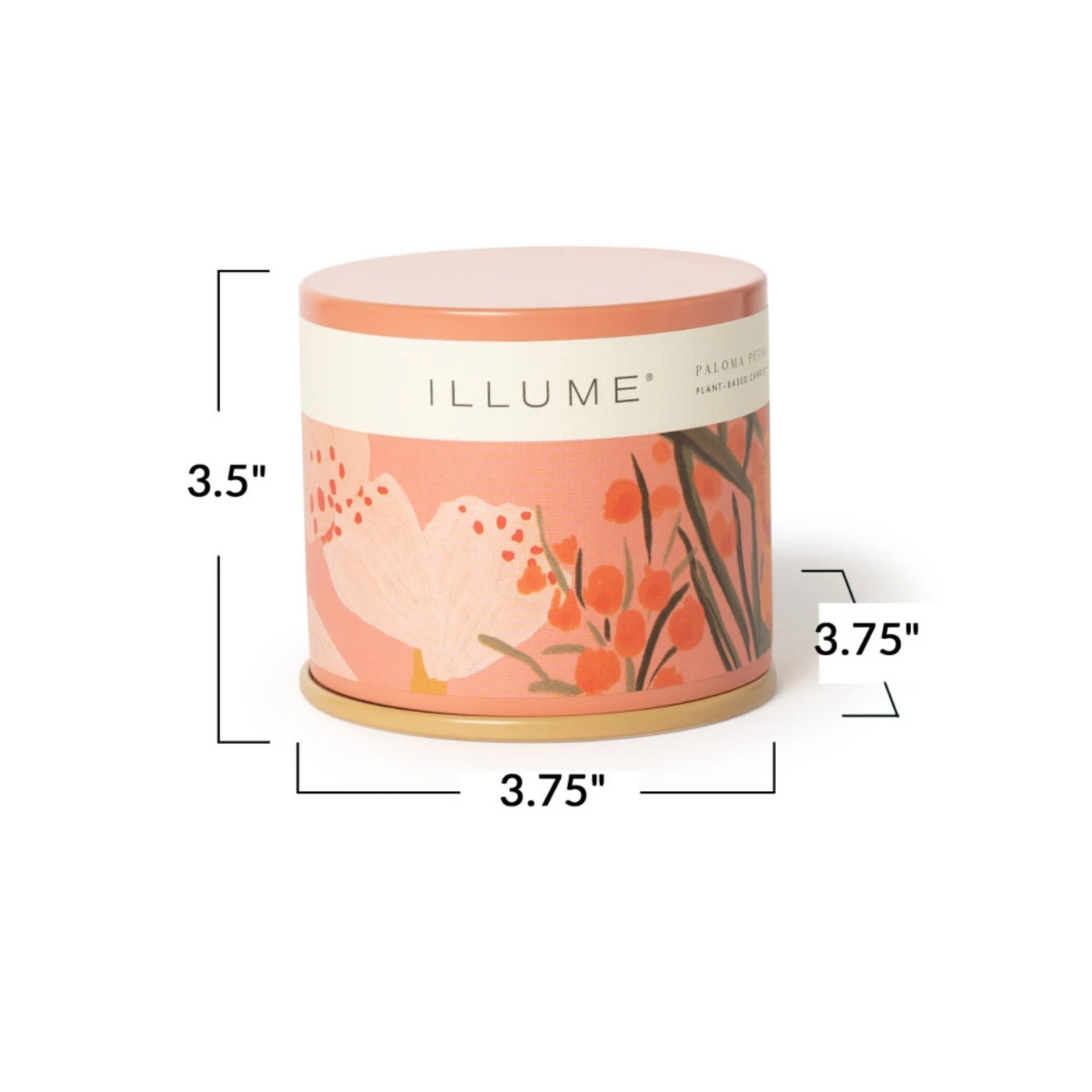 Paloma Petal Vanity Tin Candle