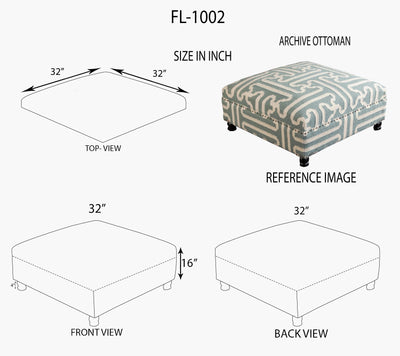 Archive Ottoman (Dusty Sage)