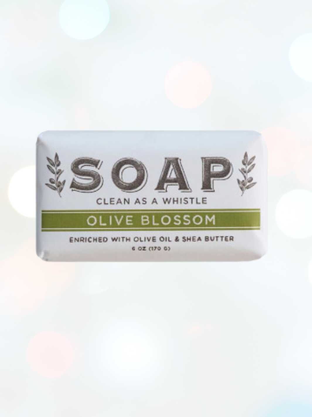 Olive Blossom Scented Olive Oil & Shea Butter Milled Bar Soap