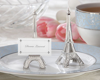 Eiffel Tower Silver Card/Holder