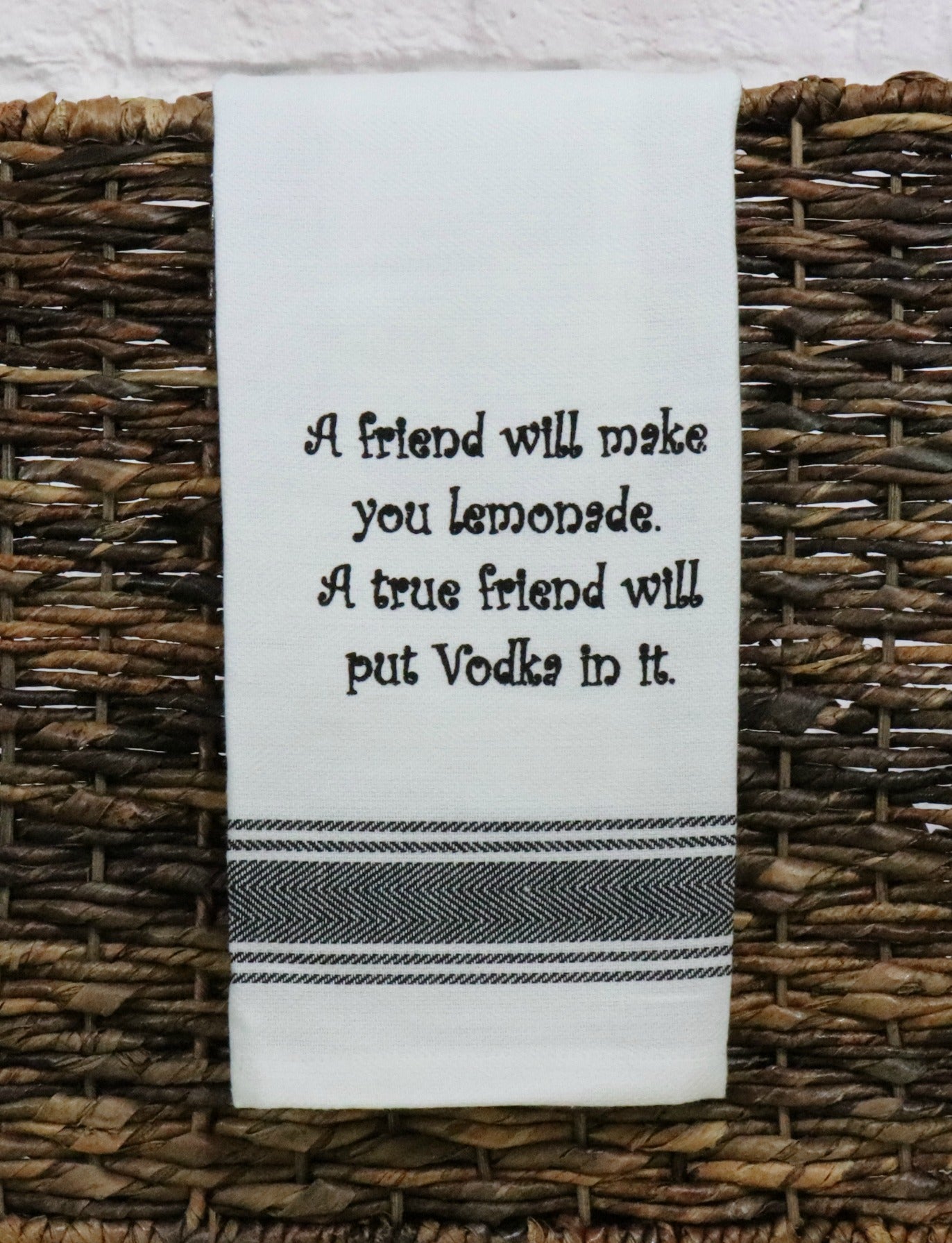 Lemonade and Vodka Tea Towel