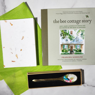 The bee cottage story book, plain journal and letter opener set