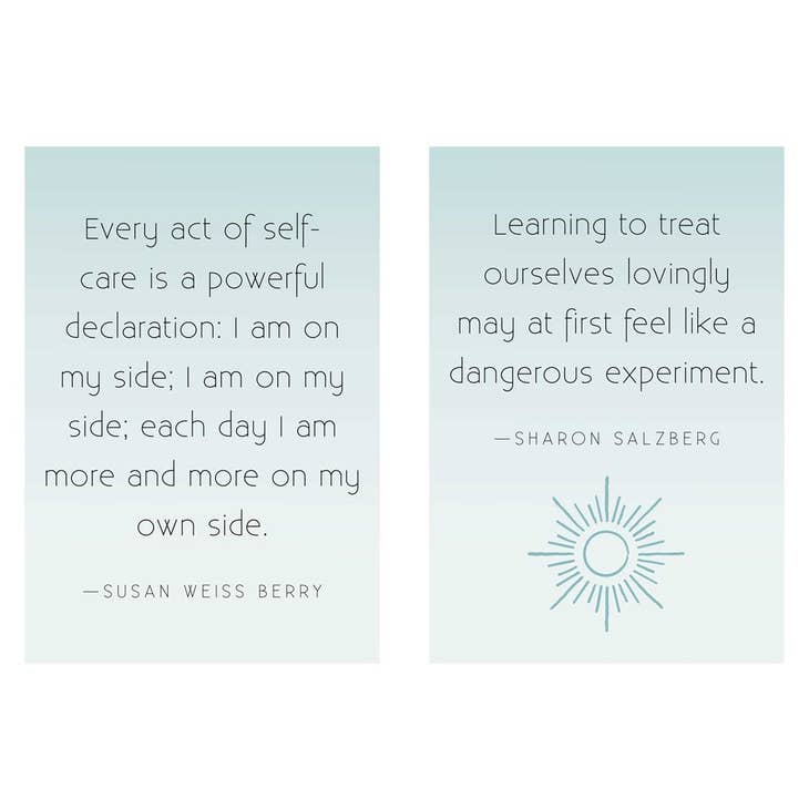 Self Care: Inspirations & Meditations (Mini Book)