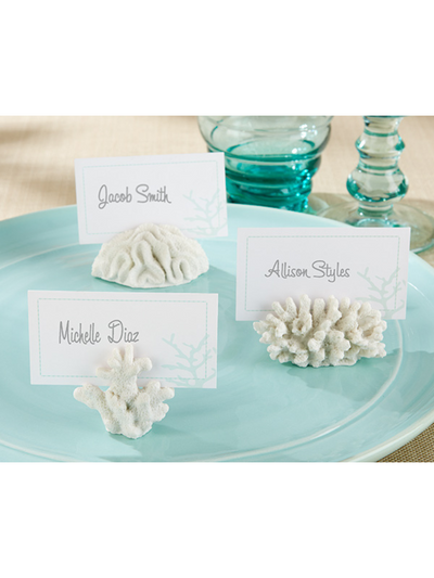 Coral Place Card/Photo Holder