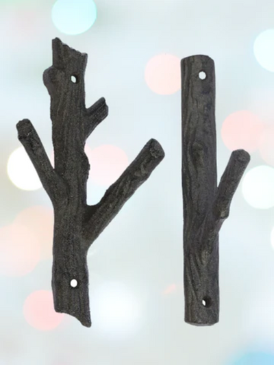iron twig wall hooks