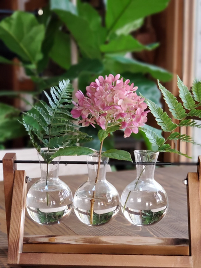 Desktop Vase Accessories with Magnetic Plant Pots